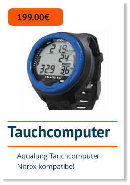 Tauchcomputer 199.00€ Aqualung Tauchcomputer Nitrox kompatibel